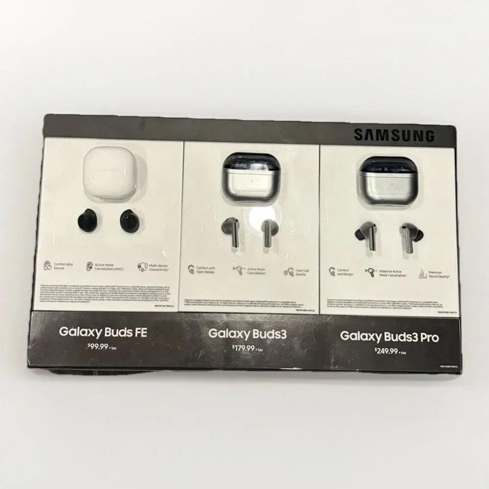 Samsung Galaxy Buds - Store Display Model Advertising - 3 Pairs - Not Functional